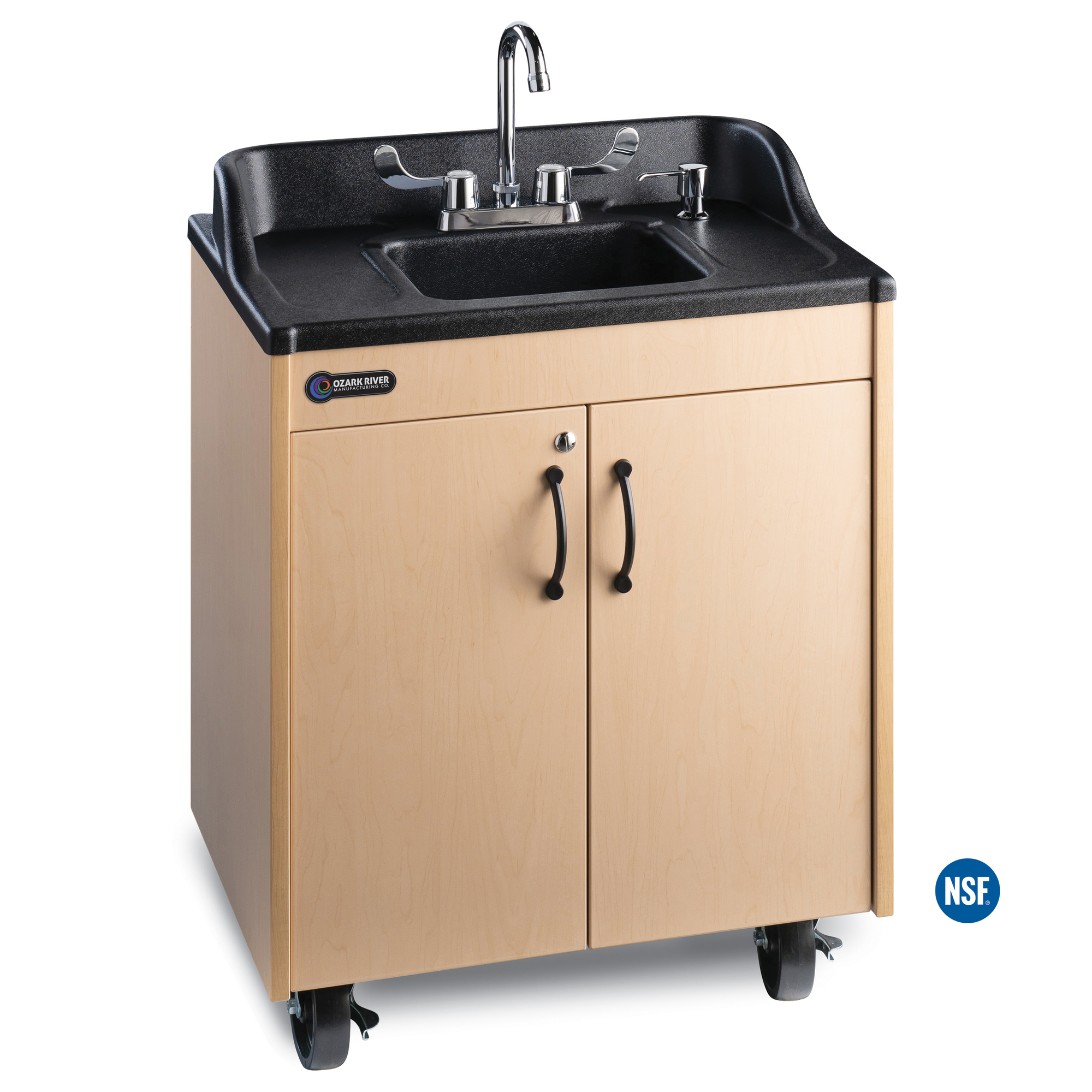 Ozark River Holdings, LLC, Portable sink, child hght, ABS countertop/basin, Model# Lil' Premier